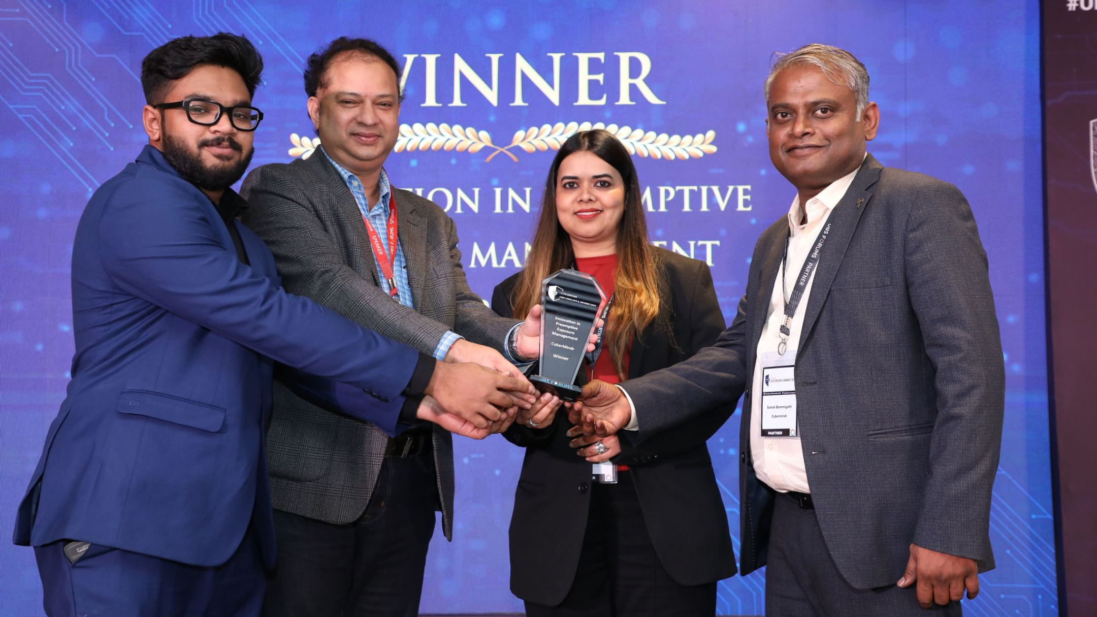 Cybermindr wins award at ciso conclave