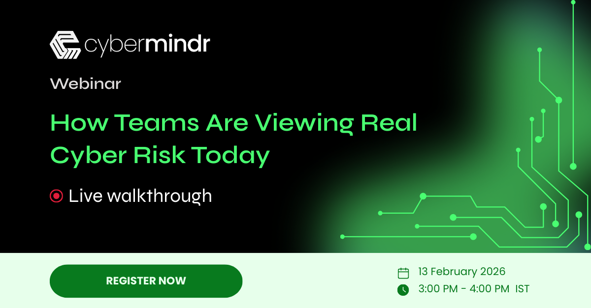 How Teams Are Viewing Real Cyber Risk Today - CyberMindr
